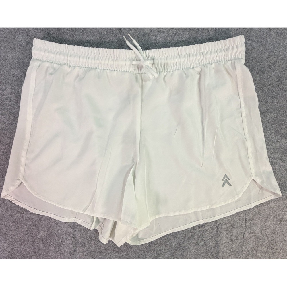 Performance Ladies White Athletic Running Shorts Size L Sporty Spice Training